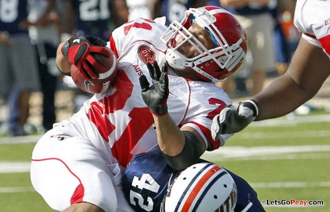 APSU Football. (Courtesy: Robert Smith/The Leaf-Chronicle)