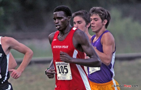 Senior Boniface Yator finished 48th at the Greater Louisville Cross Country Classic, Saturday. APSU Cross Country. (Courtesy: Keith Dorris/Dorris Photography)