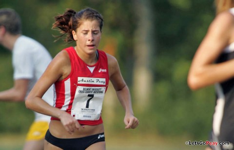 Austin Peay Lady Govs Cross Country's Xiamar Richards.  (Courtesy: Keith Dorris/Dorris Photography)