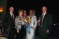 Pictured are left to right: Bob Wormsley, Mayor Carolyn Bowers, Lettie Kendall and Kevin Huffman, Gibson County Mayor.