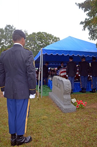 Soldiers of the 101st Combat Aviation Brigade provided Phillips full military honors, to include receiving, guarding and burial details upon his return home, September 24th, 2011. (U.S. Army photo by Spc. Christopher Smith)