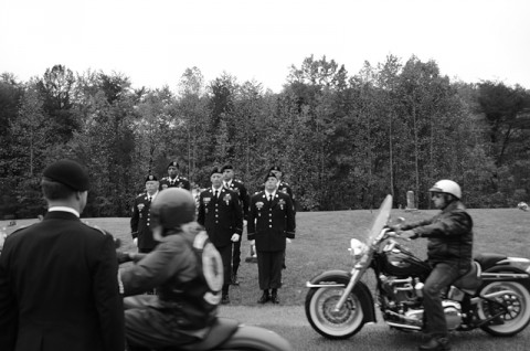 Soldiers of the 101st Combat Aviation Brigade provided Phillips full military honors, to include receiving, guarding and burial details upon his return home, September 24th, 2011. (U.S. Army photo by Spc. Christopher Smith)