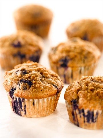 Blueberry Banana Nut Muffins