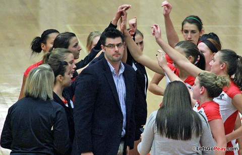 Austin Peay Volleyball. (Courtesy: Austin Peay Sports Information)