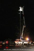 Clarksville Department of Electricity Linemen work to restore power to south Clarksville