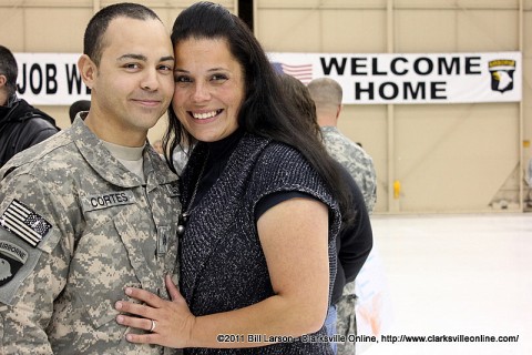Danielle Cortes with her husband Sgt. Jose Cortes Danielle Cortes with her husband Sgt. Jose Cortes