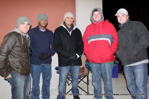 Soldiers Chris Vosmik, Jose Feliciano, Carlos Castaño, Greg Brooks, and Daniel Miller