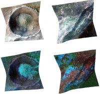 Impact cratering and erosion combine to reveal the composition of the Martian underground by exposing materials from the subsurface. Investigation of exposed clay minerals at thousands of Martian sites by the Compact Reconnaissance Imaging Spectrometer for Mars (CRISM) on NASA’s Mars Reconnaissance Orbiter suggests a long period of wet, warm conditions, mostly underground. (Image credit: NASA/JPL-Caltech/JHUAPL)