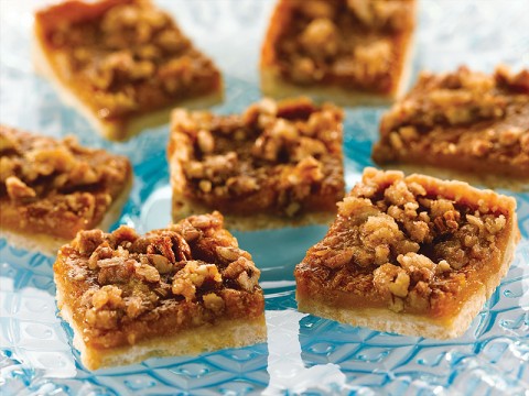 Praline Pumpkin Pie Bars