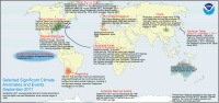 Global significant events for October 2011. (NOAA)