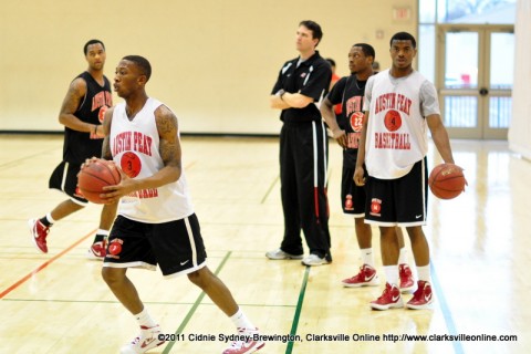 Austin Peay Men's Basketball prepares for their Saturday game against Rochester College.