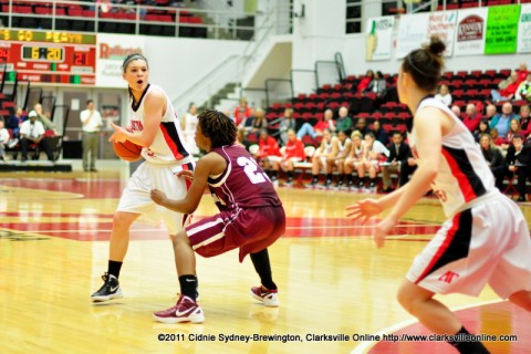 Austin Peay Lady Govs Basketball vs. Alabama A&M Wednesday night.