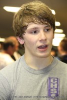 Clarksville High senior wrestler Chad Isbell