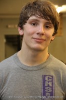 Clarksville High senior wrestler Chad Isbell