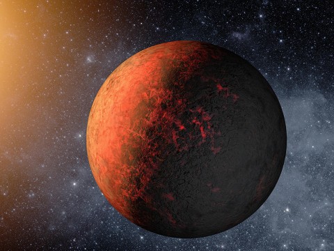 This artist's conception illustrates Kepler-20e. (Image credit: NASA/Ames/JPL-Caltech)