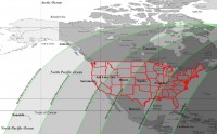 Eclipse visibility map.