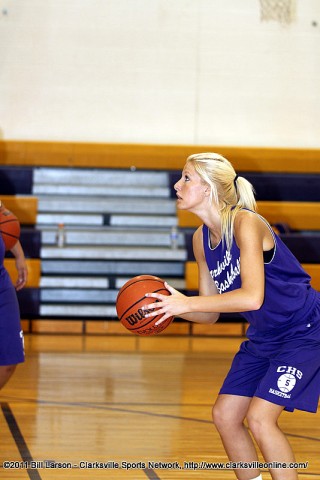 Chandler Cooper at practice.