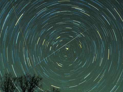 A Geminid meteor. (Image credit: Jimmy Westlake) A Geminid meteor. (Image credit: Jimmy Westlake)