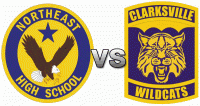 Northeast High School Eagles vs Clarksville High Wildcats