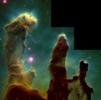 Eerie, dramatic pictures from the Hubble telescope show newborn stars emerging from “eggs”-not the barnyard variety-but rather, dense, compact pockets of interstellar gas called evaporating gaseous globules (EGGs). (Image credit: NASA/ESA/STScI/J. Hester and P. Scowen (Arizona State University))