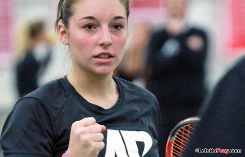 Austin Peay Women's Tennis. (Courtesy: Brittney Sparn/APSU Sports Information)