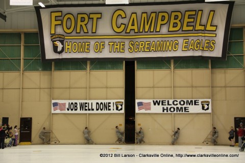 The Hangar doors are opened