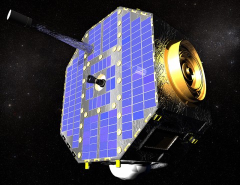 Roughly the size of a card table, the Interstellar Boundary Explorer is the latest in NASA’s series of low-cost, rapidly developed Small Explorers spacecraft. (Credit: NASA/Goddard Space Flight Center Conceptual Image Lab) Roughly the size of a card table, the Interstellar Boundary Explorer is the latest in NASA’s series of low-cost, rapidly developed Small Explorers spacecraft. (Credit: NASA/Goddard Space Flight Center Conceptual Image Lab)