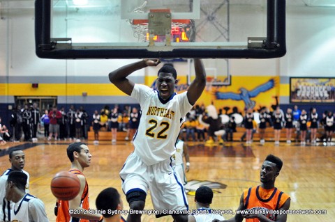 In the Championship Game of the Men's High School Basketball District Tournament, the Eagles got off to a rough start but got the 55-46 win over Dickson County.