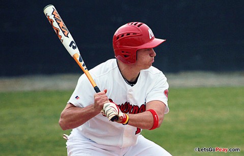 Shortstop Reed Harper had two of the Govs seven hits in Friday's extra-inning loss to Northern Illinois Huskies. Austin Peay Baseball. (Courtesy: Brittney Sparn/APSU Sports Information)