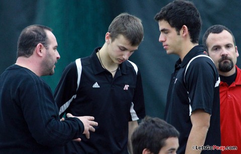 Austin Peay Men's Tennis. (Courtesy: Brittney Sparn/APSU Sports Information)