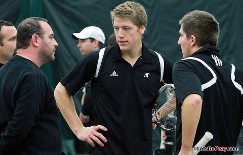 Austin Peay Men's Tennis. (Courtesy: Brittney Sparn/APSU Sports Information)