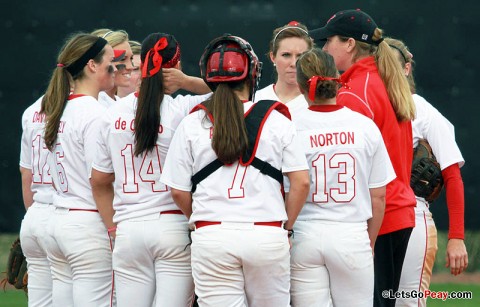 Austin Peay Women's Softball. (Courtesy: Brittney Sparn/APSU Sports Information)