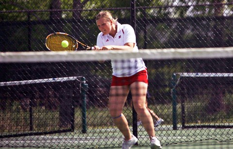 Senior Vanja Tomic won her ninth straight match against South Alabama. Austin Peay Women's Tennis. (Courtesy: Austin Peay Sports Information)