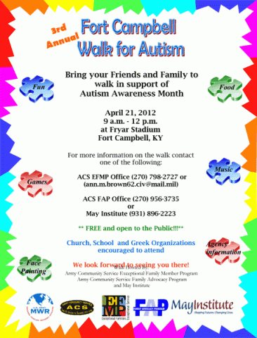 Fort Campbell Walk for Autism