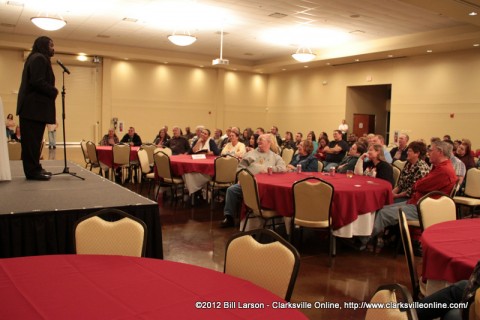 Comedian "Big John" John Richardson performing at the Comedy Live Event