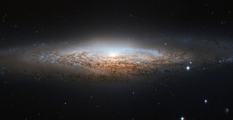 NASA/ESA Hubble Space Telescope spots "UFO Galaxy" NGC 2683. (Credit: ESA/Hubble & NASA)