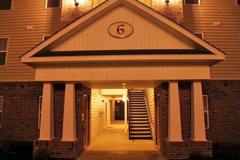 Apartment building where the shooting took place. (Photo by CPD-Jim Knoll)