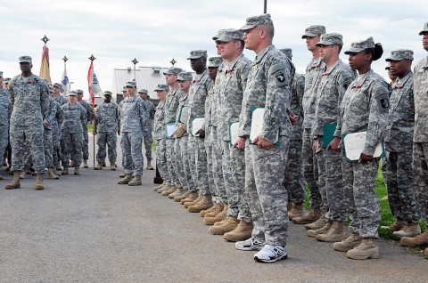 Bronze Star Medals were awarded the Soldiers from the 101st Sustainment Brigade.