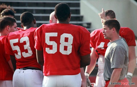 Austin Peay Football Defense Coach Ryan Taylor resigns. (Courtesy: Brittney Sparn/APSU Sports Information)