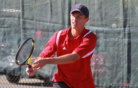 Austin Peay Men's Tennis. (Courtesy: Brittney Sparn/APSU Sports Information)