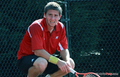 Austin Peay Men's Tennis. (Courtesy: Brittney Sparn/APSU Sports Information)