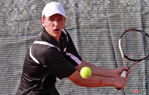 Austin Peay Men's Tennis. (Courtesy: Brittney Sparn/APSU Sports Information)