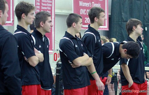 APSU Men's Tennis. (Courtesy: Brittney Sparn/APSU Sports Information)