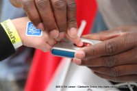 Digitizing a child's fingerprint