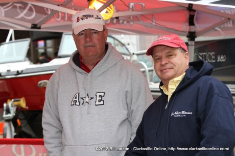 Bill Roberts of Bill Roberts Thunder Road Automotive and Marine was talking with Regional Manager Dave Sines who will be overseeing the brand new Clarksville Marina