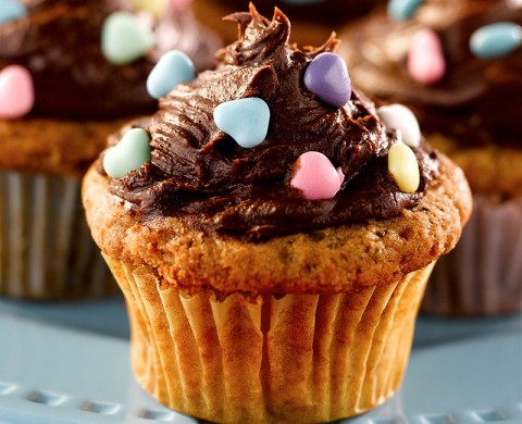  Banana Nut Cupcakes With Chocolate Cream Cheese Frosting