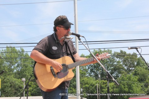 RB Smith performs in the afternoon at the Open House Saturday.