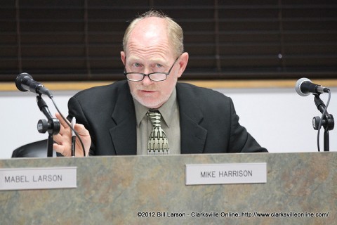 Clarksville-Montgomery County Regional Planning Chairman Mike Harrison expresses his concerns on spending taxpayers dollars on an investigation.