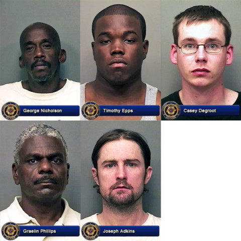 Clarksville Police Department reports Six Nabbed in Prostitution Sting