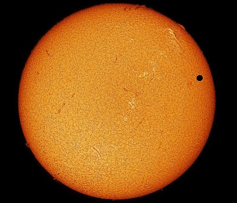 The Transit of Venus June 8th, 2012 taken by Paul Howell, George Whitney, Kirk Rogers,  Cornish, Maine USA